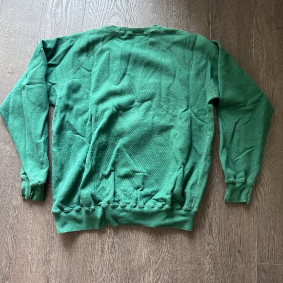 Vintage Ralph Lauren Polo Bear Sweatshirt Logo Mens small Green * - Picture 7 of 11